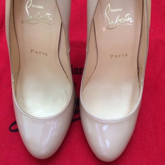100% Authentic Christian Louboutin Simple Patent Leather Pumps - Picture 2 of 6